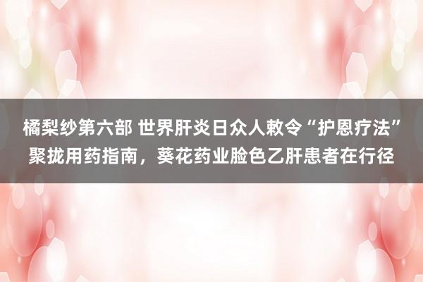 橘梨纱第六部 世界肝炎日众人敕令“护恩疗法”聚拢用药指南，葵花药业脸色乙肝患者在行径