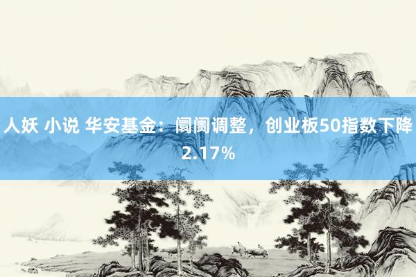 人妖 小说 华安基金：阛阓调整，创业板50指数下降2.17%