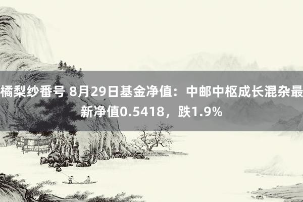 橘梨纱番号 8月29日基金净值：中邮中枢成长混杂最新净值0.5418，跌1.9%